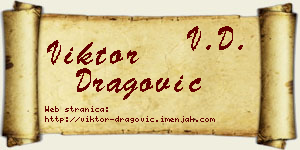 Viktor Dragović vizit kartica